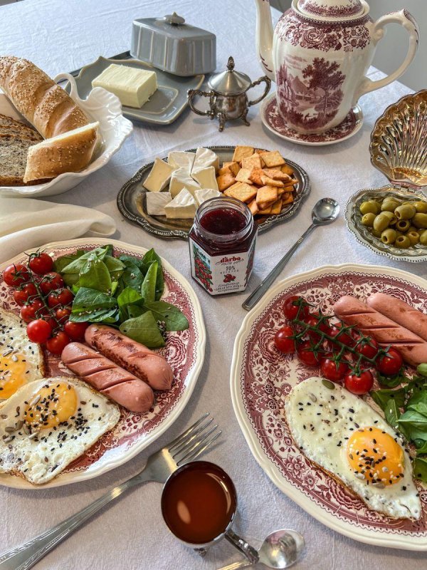 сервировка завтрака