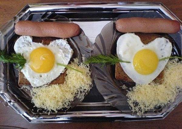 прикольные завтраки для любимого