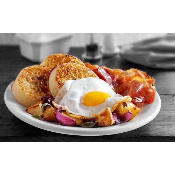 яичница глазунья с беконом