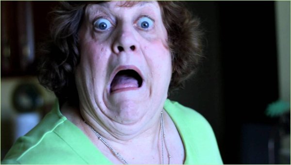 удивление бабушки