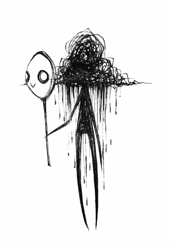 депрессивные рисунки