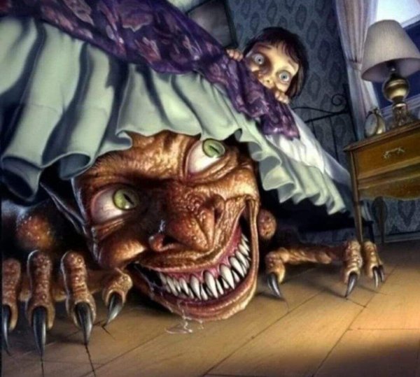 монстр под кроватью