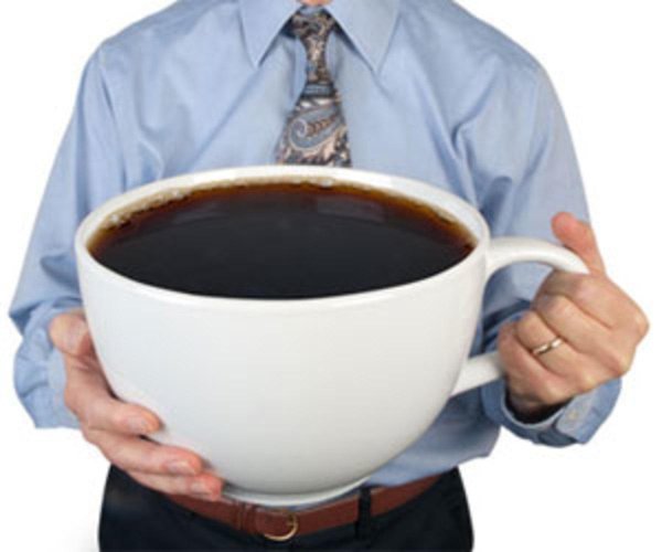 большая чашка кофе