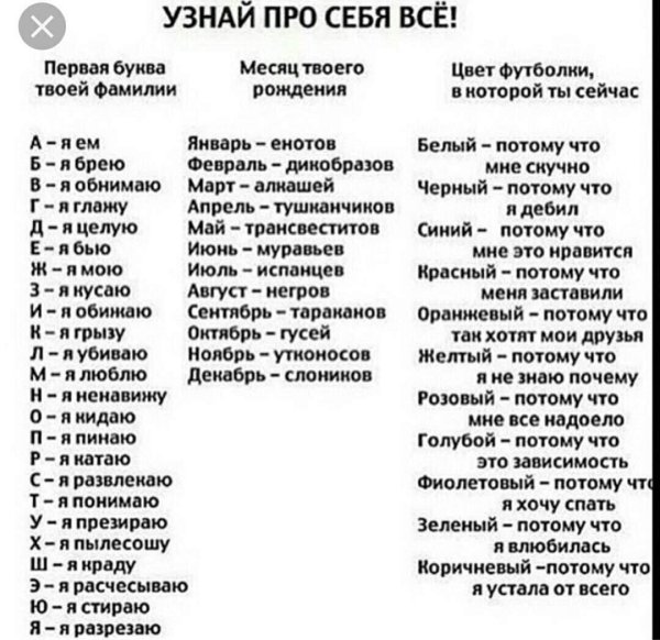 твоя фамилия