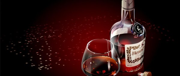 бутылка коньяка