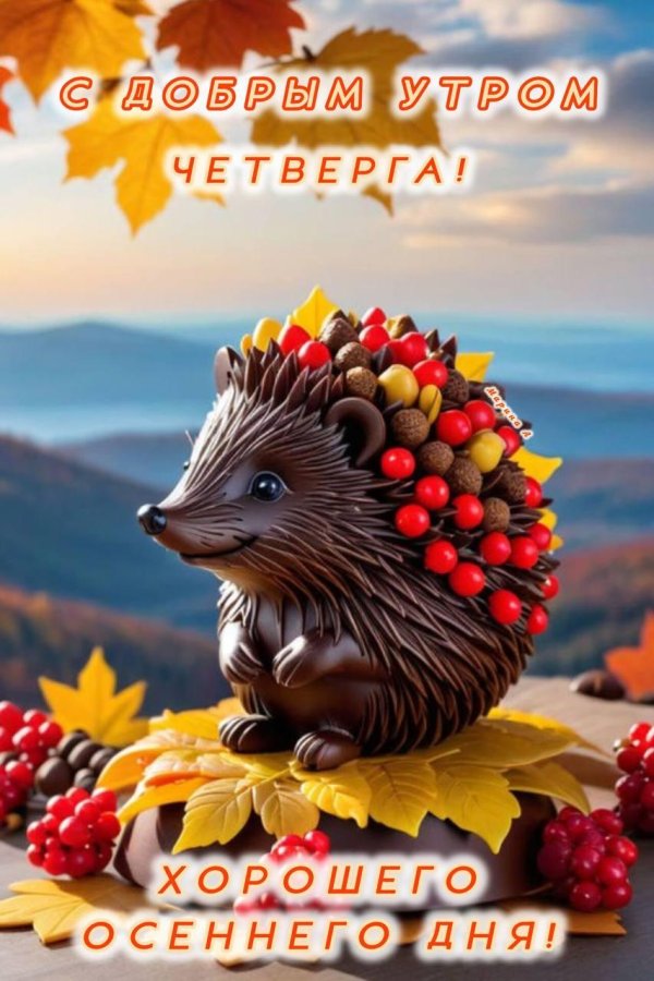 доброго утра воскресенья осень
