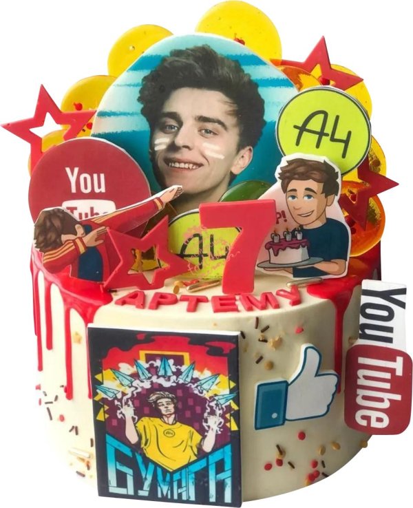 торт с владом а4 для мальчиков