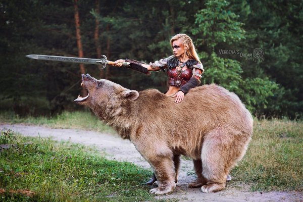 фотосессия с медведем