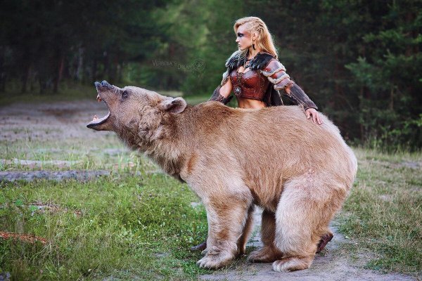 фотосессия с медведем