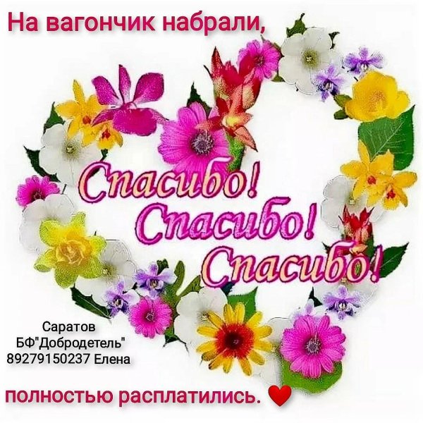Спасибо за пожелания женщине
