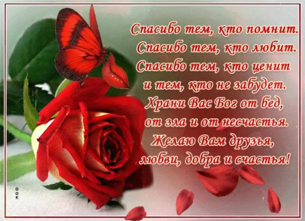 красивые открытки со словами благодарности