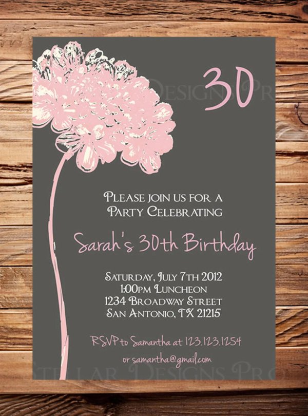 birthday party invitation