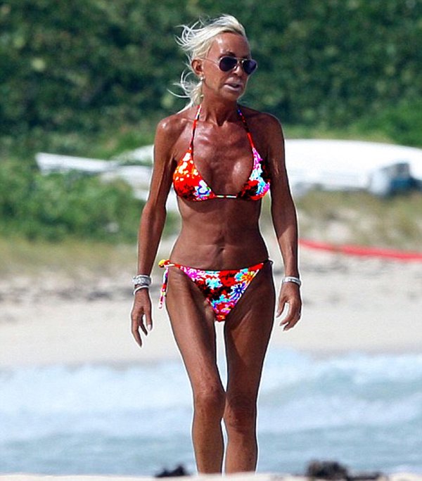 донателла версаче загар