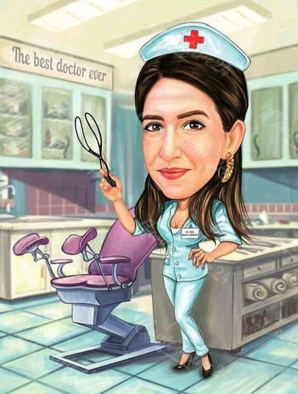 шарж гинеколог