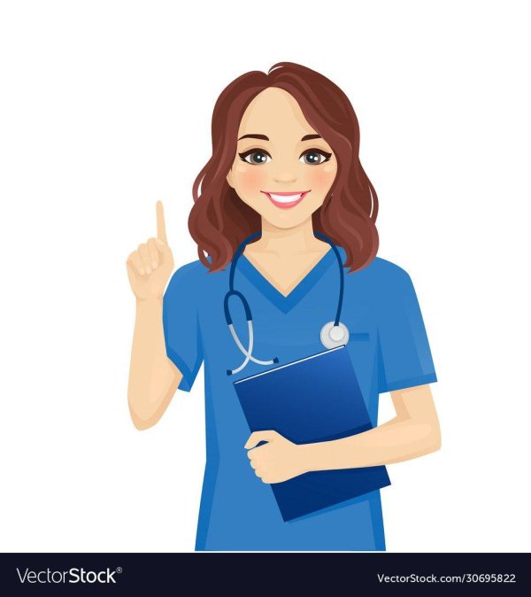 медицинская сестра рисунок