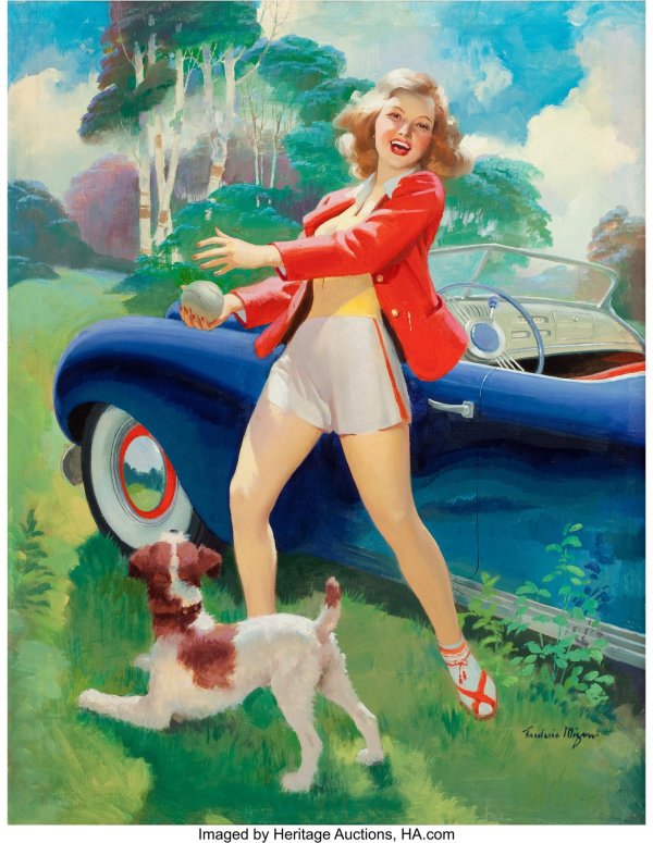 pin up художник джил элвгрен