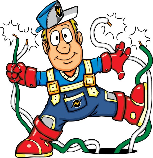 электрик мультяшный