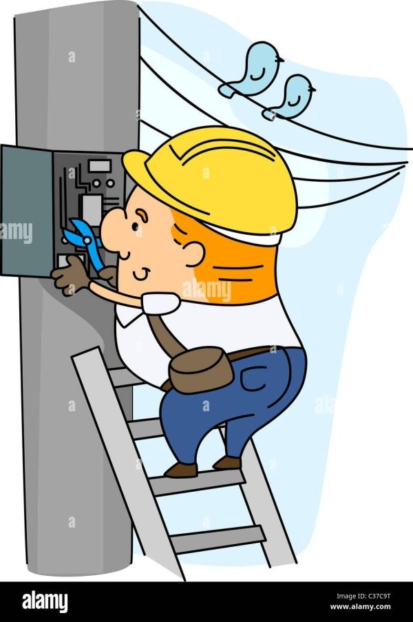 электромонтер рисунок