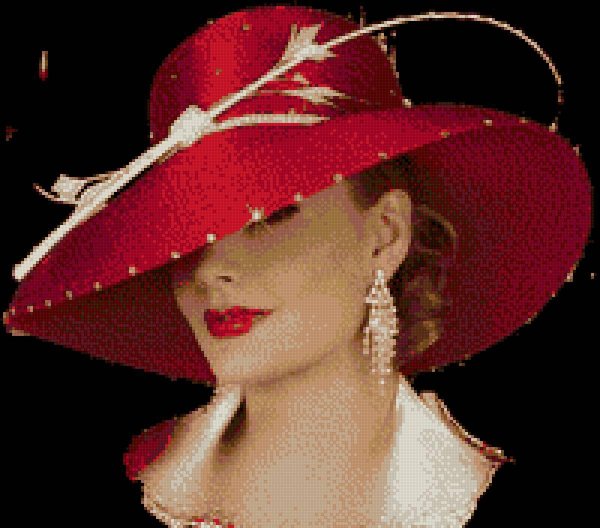 красивые дамы в шляпках