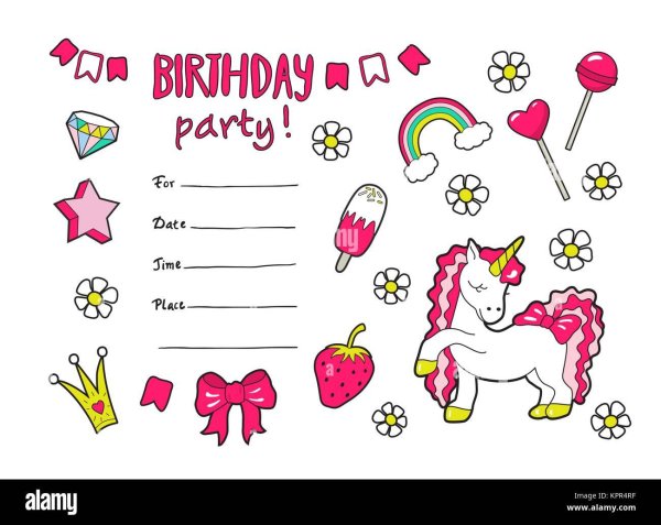 birthday party invitation