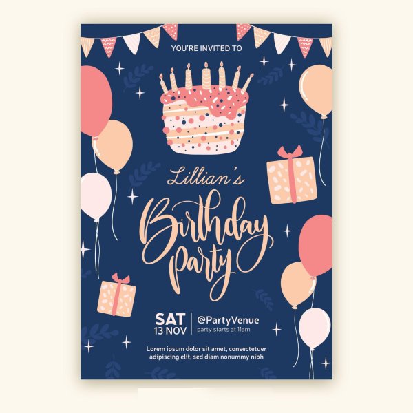 birthday party invitation