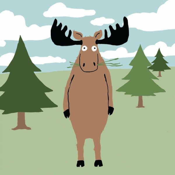 лось мультик