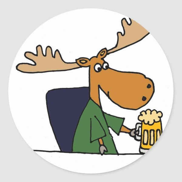 веселый лось