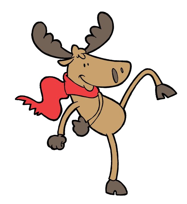 мультяшные олени