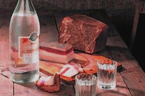 натюрморт с водкой