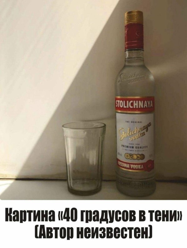 5 бутылок водки