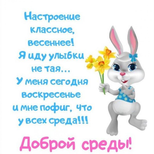 поздравление со средой