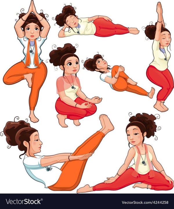 мультяшные позы