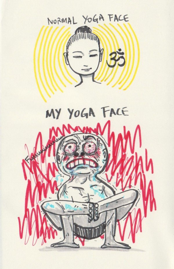 смешное про йогу