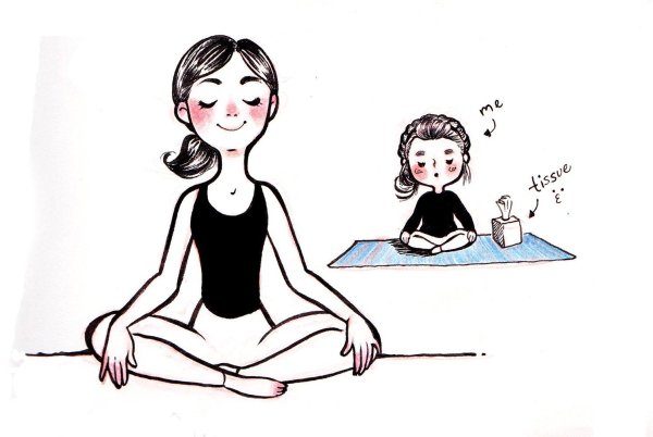 занятие йогой