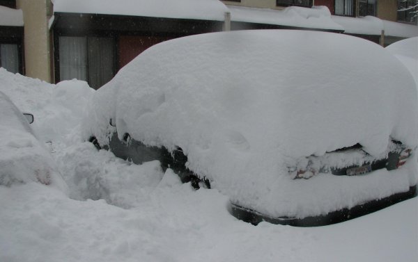 замело снегом