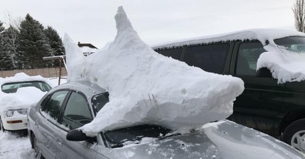 снеговик прикольный