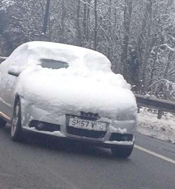 зима машина