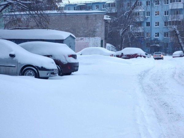 замело снегом