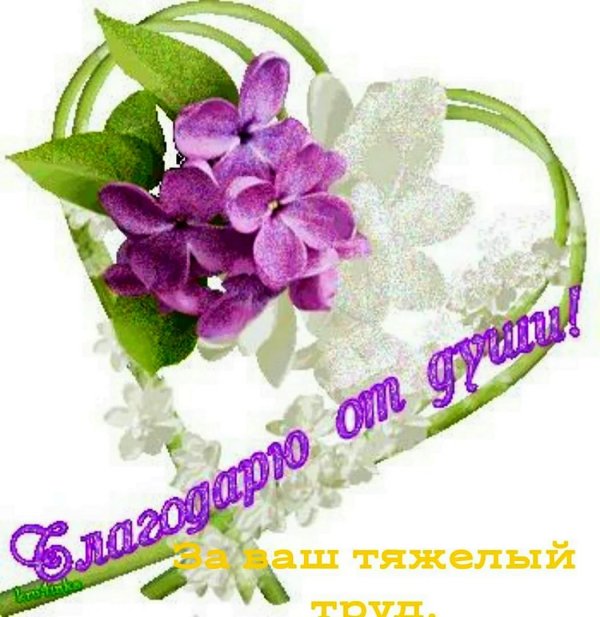 благодарим от всей души