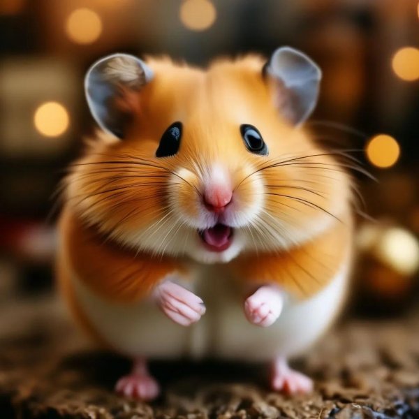 хомяки милые