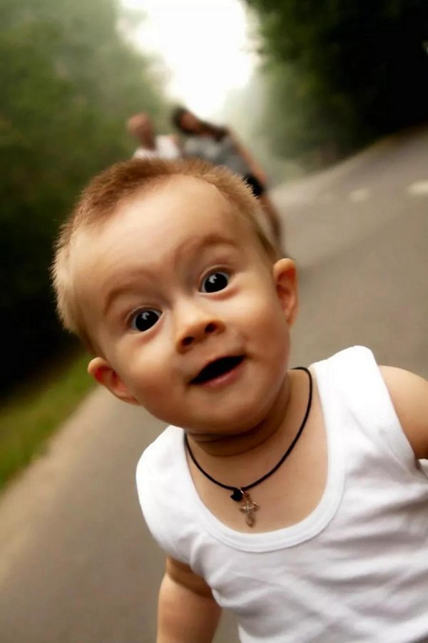 смешные лица детей