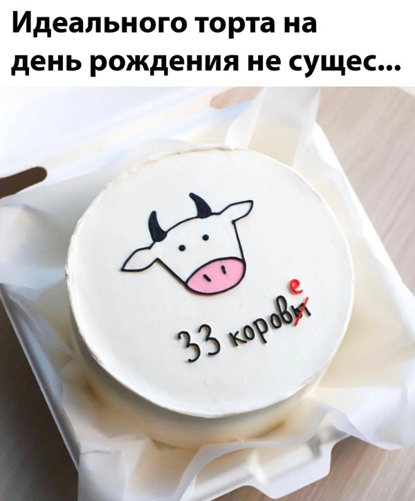 33 коровы торт прикольный