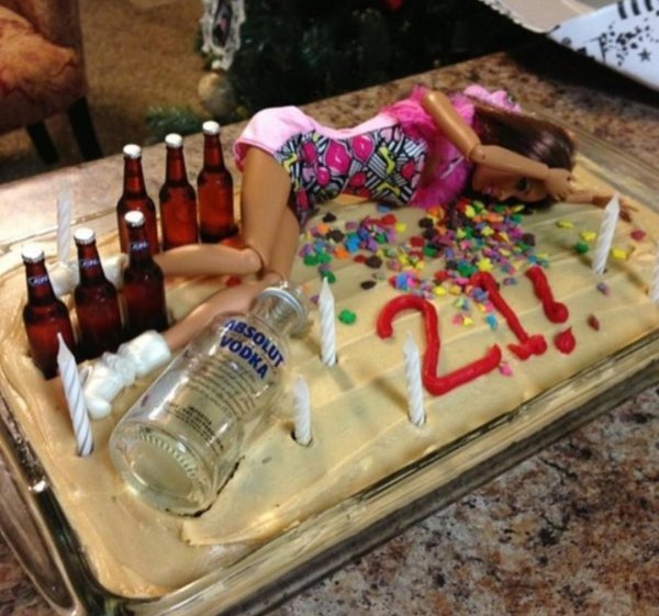 прикольные торты на день рождения