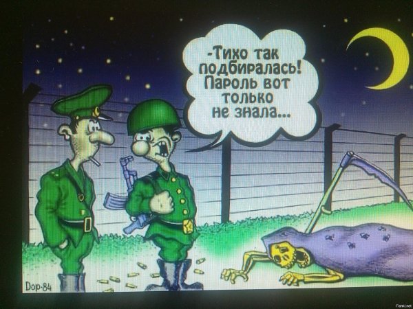 пограничник карикатура