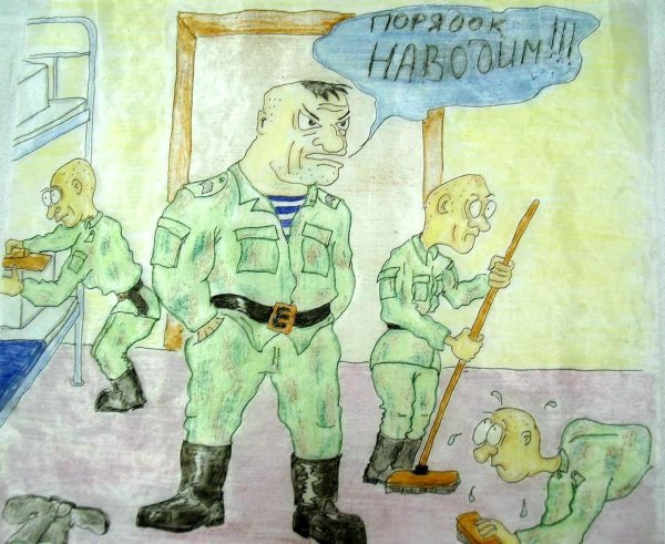 рисунок солдат