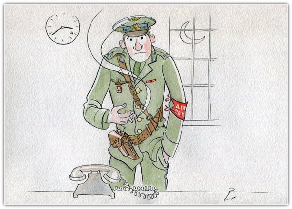 рисунок военного