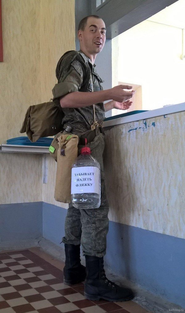 смешной солдат