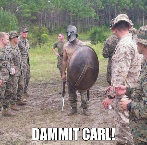 воин со щитом