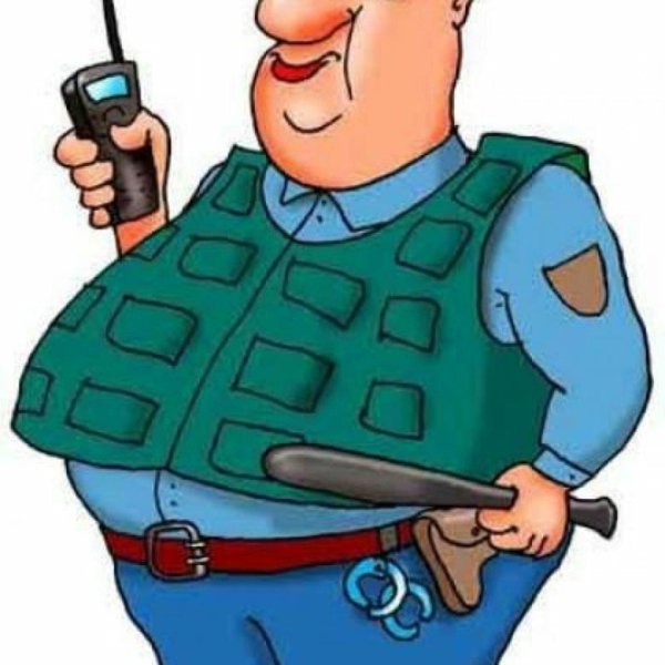 рисунок охранника