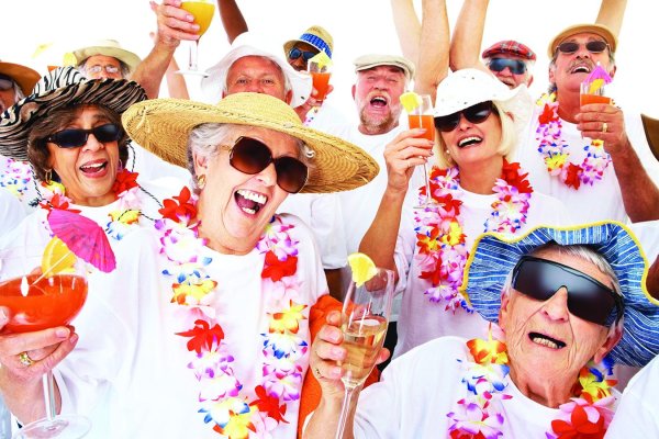 счастливые пожилые